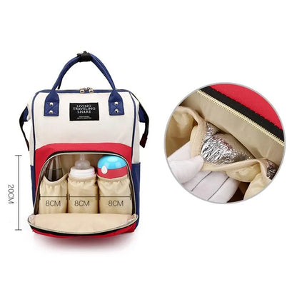 Diaper Bag Backpack, Large Capacity, Multi-function, Waterproof