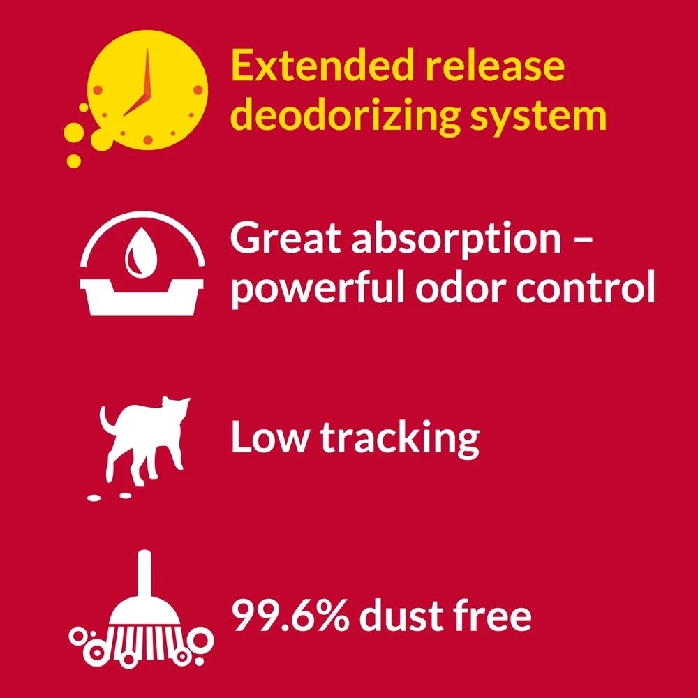 Multi-Cat Non-Clumping Cat Litter 48lb Odor Control Low Dust