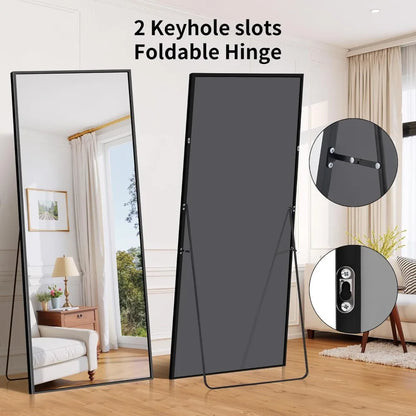 71"x26" Full Length - Standing Mirror with Aluminum Alloy Frame