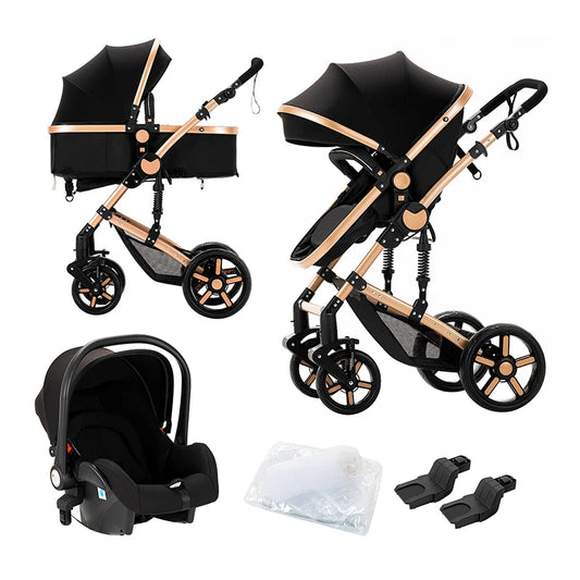 Lightweight Baby Stroller, Folding Cart , Child Safety Seat With ISOfix