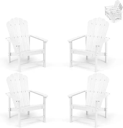 Stacking Adirondack Chairs Set of 4