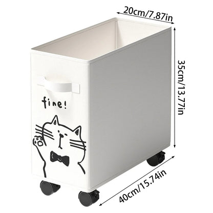 Office Small Mobile Rolling Cart with Robust Construction Multipurpose Foldable