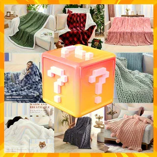 Cozy Surprise Throw Box – Random Selection of Plush,Knit Blankets