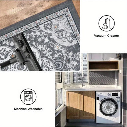 3 pcs set floor mat Bohemian style rugs kitchen carpet