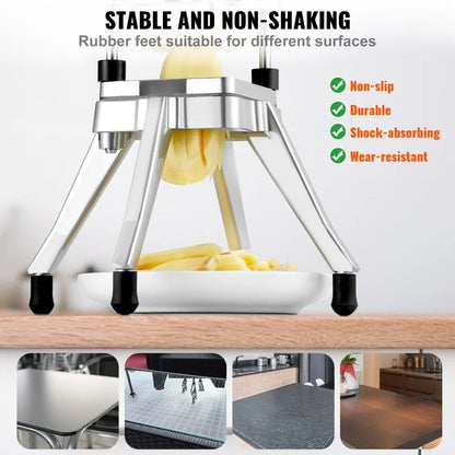 Commercial Vegetable Fruit Chopper 1/4" Blade