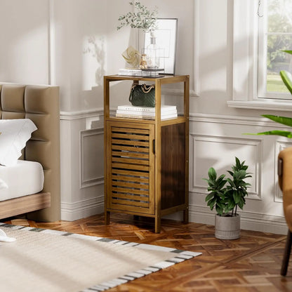 4-tier Bamboo Floor Cabinet