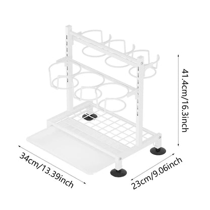 Draining Rack Kitchen Organizer and Storag