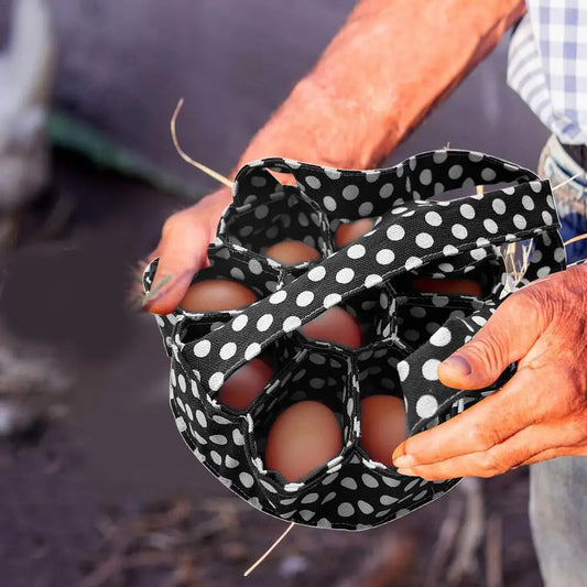 Egg Collecting Basket  With 9 Pouches