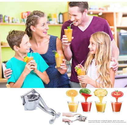Manual Juice Squeezer Aluminum Alloy Hand Pressure