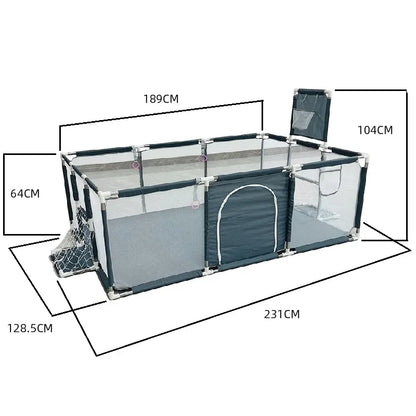 Playpen For Newborn Toddler, Large Size Baby Playpen Infant Safe Crawling Area, Indoor Barriers Home Playground Park