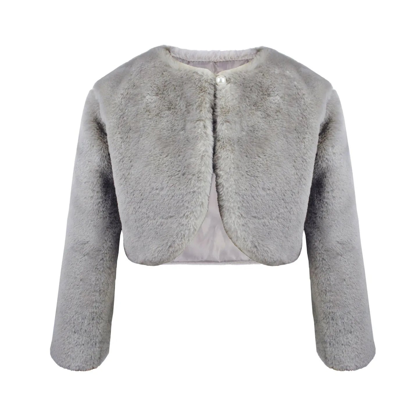 Size 1-12 Dressy Cardigan Fleece Fuzzy Bolero