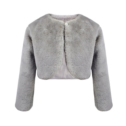 Size 1-12 Dressy Cardigan Fleece Fuzzy Bolero
