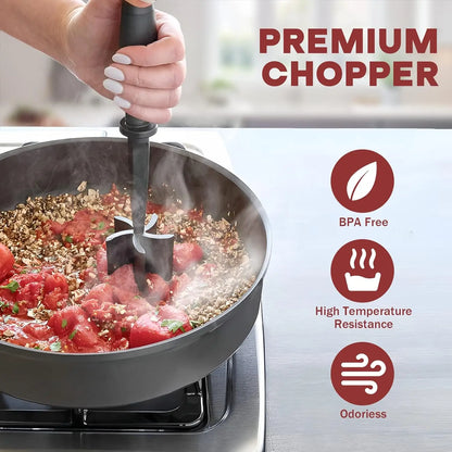 Burger Grinder Nylon Potato Mix Tool-Black