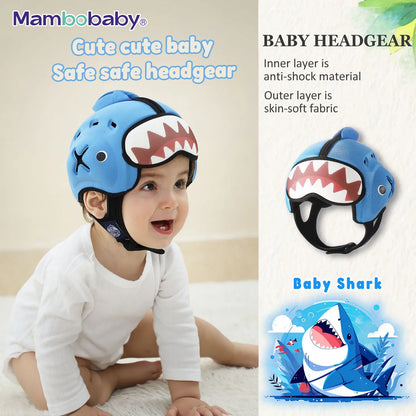 Anti-Shock Baby Helmet Toddler Head Protector, Headgear for Infant, Learn Crawl, Walk