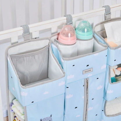 Crib Organizer for Hanging Storage Bag, Baby Clothing Caddy