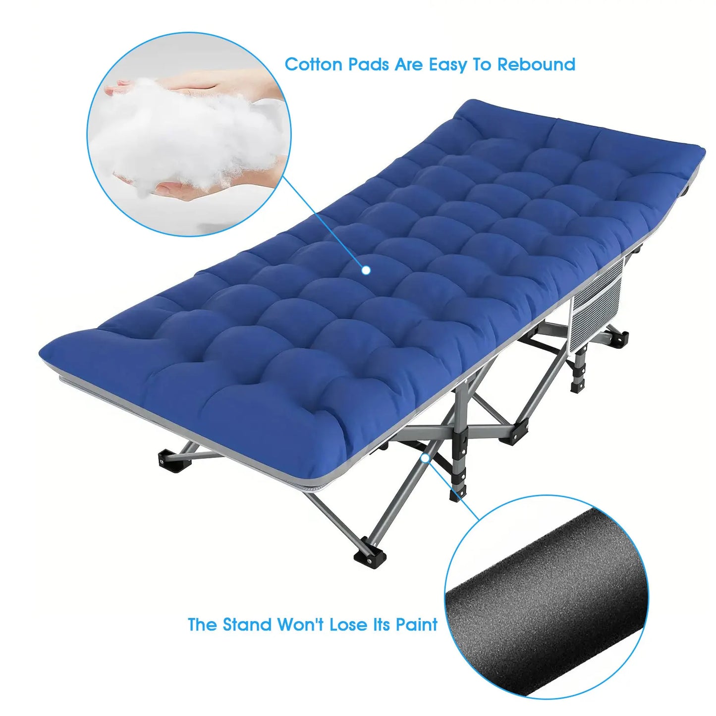 Folding Cot, Portable Heavy Duty Bed