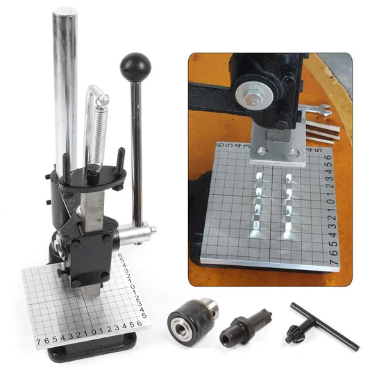 Leather Craft Imprinting Machine DIY Manual  Embossing Press