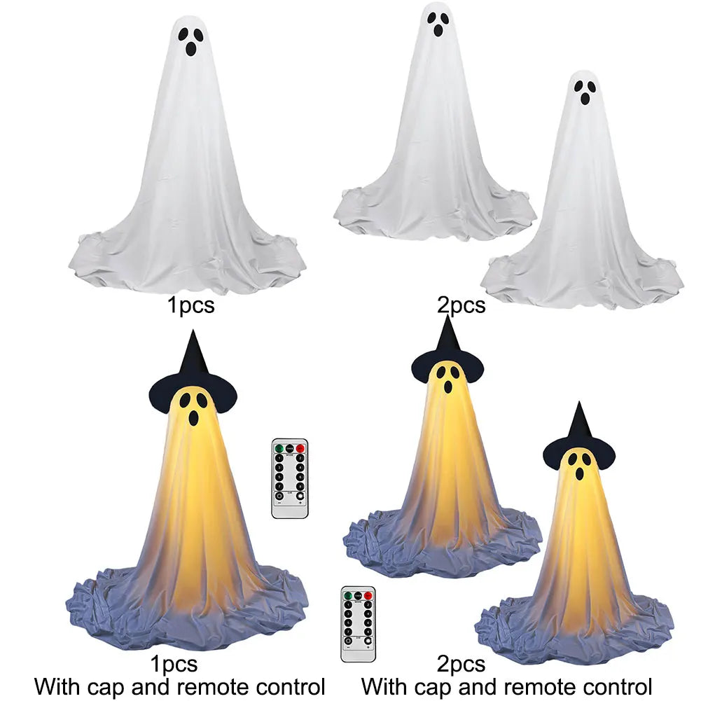 Outdoor Ghost Decorations Scary Standing Ghosts for Front Porch or Yard