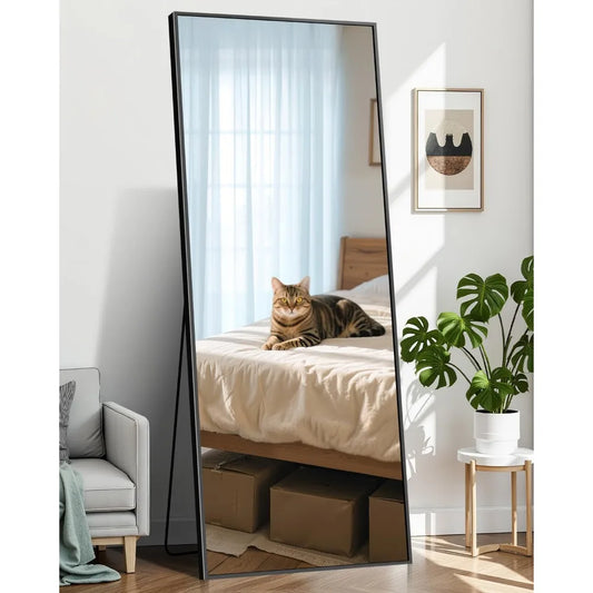 71"x26" Full Length - Standing Mirror with Aluminum Alloy Frame