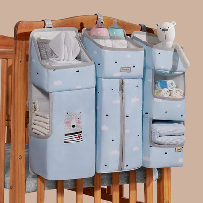 Crib Organizer for Hanging Storage Bag, Baby Clothing Caddy