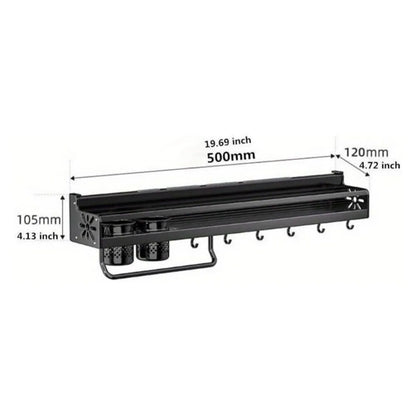 Wall-mounted Kitchen Organizer/Shelf Spice Storage Rack/Kitchen Knife Holder