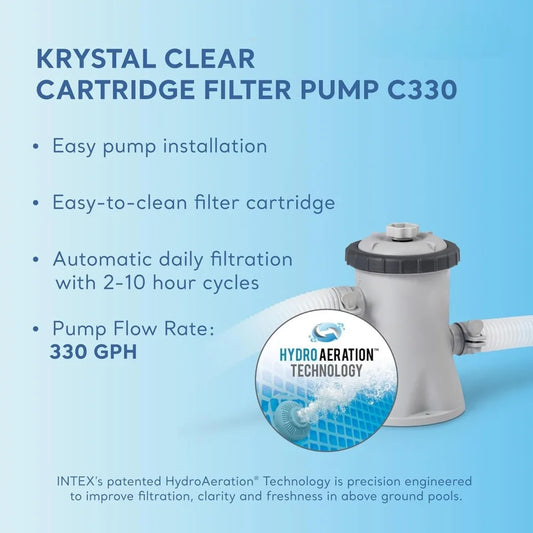 Swimming Pool Set 10ft x 30in  Includes , Filter Pump