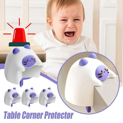 T Shaped Table Corner Protectors Portable 4pcs, Soft Silicone Protection Edge Cover For Furniture