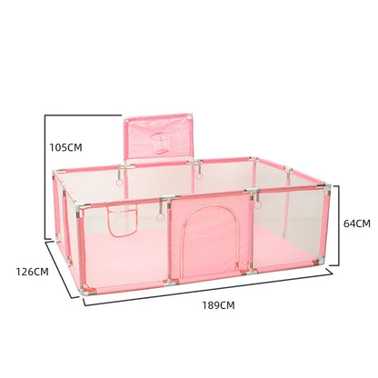 Playpen For Newborn Toddler, Large Size Baby Playpen Infant Safe Crawling Area, Indoor Barriers Home Playground Park
