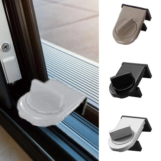 Childproof Window Lock Aluminum, Window Lock Sliding Door Safety Lock,Anti-Theft Small Security Lock