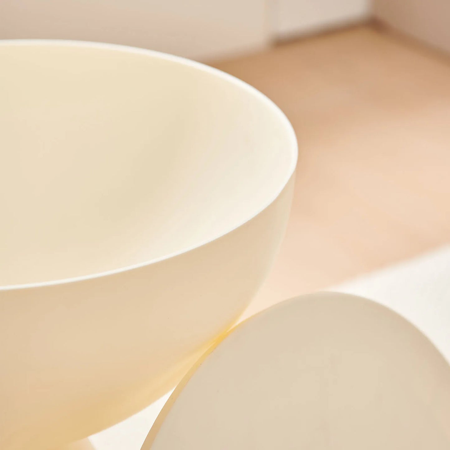 Small flat head coffee table cream style