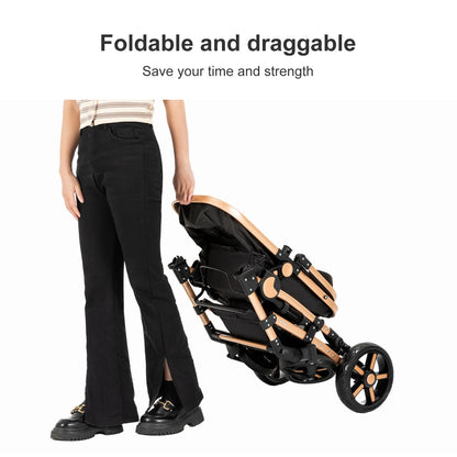 Lightweight Baby Stroller, Folding Cart , Child Safety Seat With ISOfix