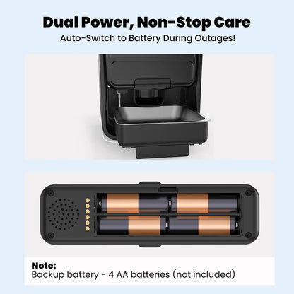 Smart Pet Feeder Automatic for Cats and Dogs - with Timed & Quantitative Feeding, Slow Food Function, Automatic Food Dispenser