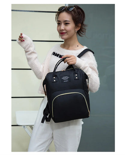 Diaper Bag Backpack, Large Capacity, Multi-function, Waterproof
