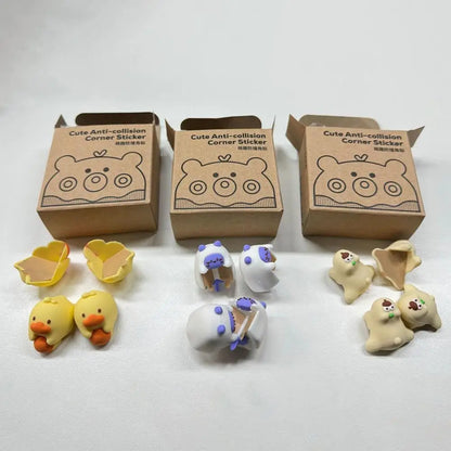 T Shaped Table Corner Protectors Portable 4pcs, Soft Silicone Protection Edge Cover For Furniture