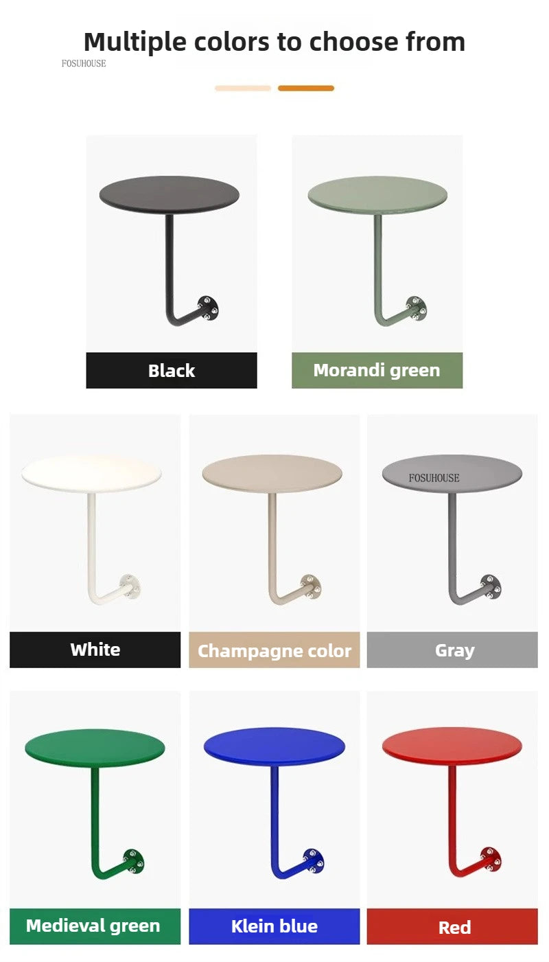 American Wrought Round Iron Dessert Shop Table
