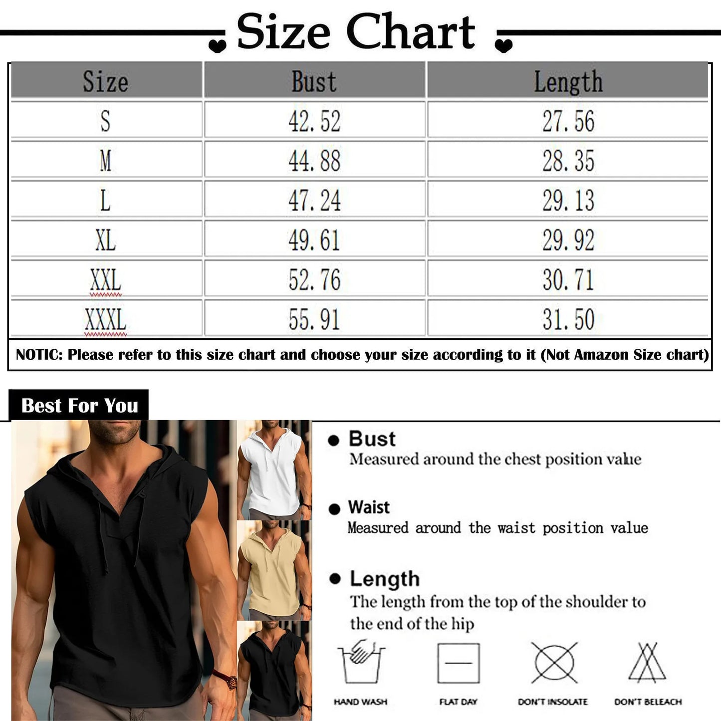 Bodybuilding Muscle Guys Hooded Tank Top Vest