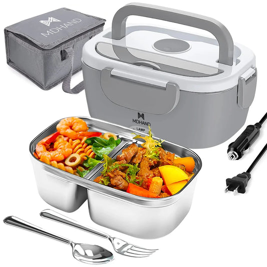 65W 1.5L Electric Lunch Box Food Warmer for Car Or Home \