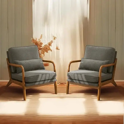 Set of 2 Upholstered Chairs