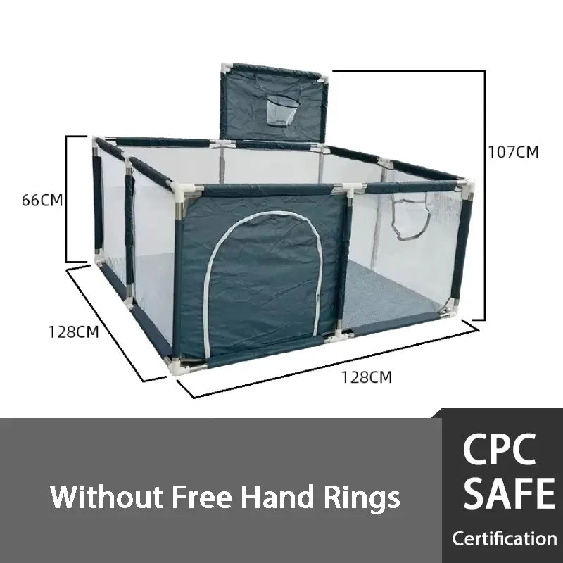 Baby Playpen for Children with Foam Protector, Ball Pit Playpen