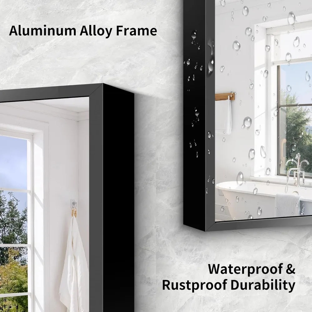 71"x26" Full Length - Standing Mirror with Aluminum Alloy Frame