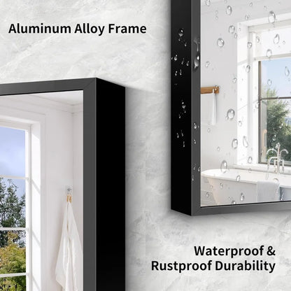 71"x26" Full Length - Standing Mirror with Aluminum Alloy Frame