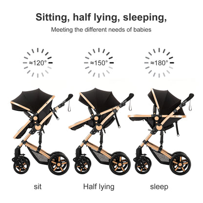 High quality Lightweight  Baby Stroller, Folding Cart,  Child Safety Seat With ISOfix