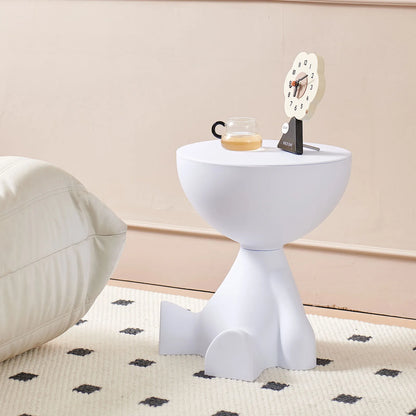 Small flat head coffee table cream style