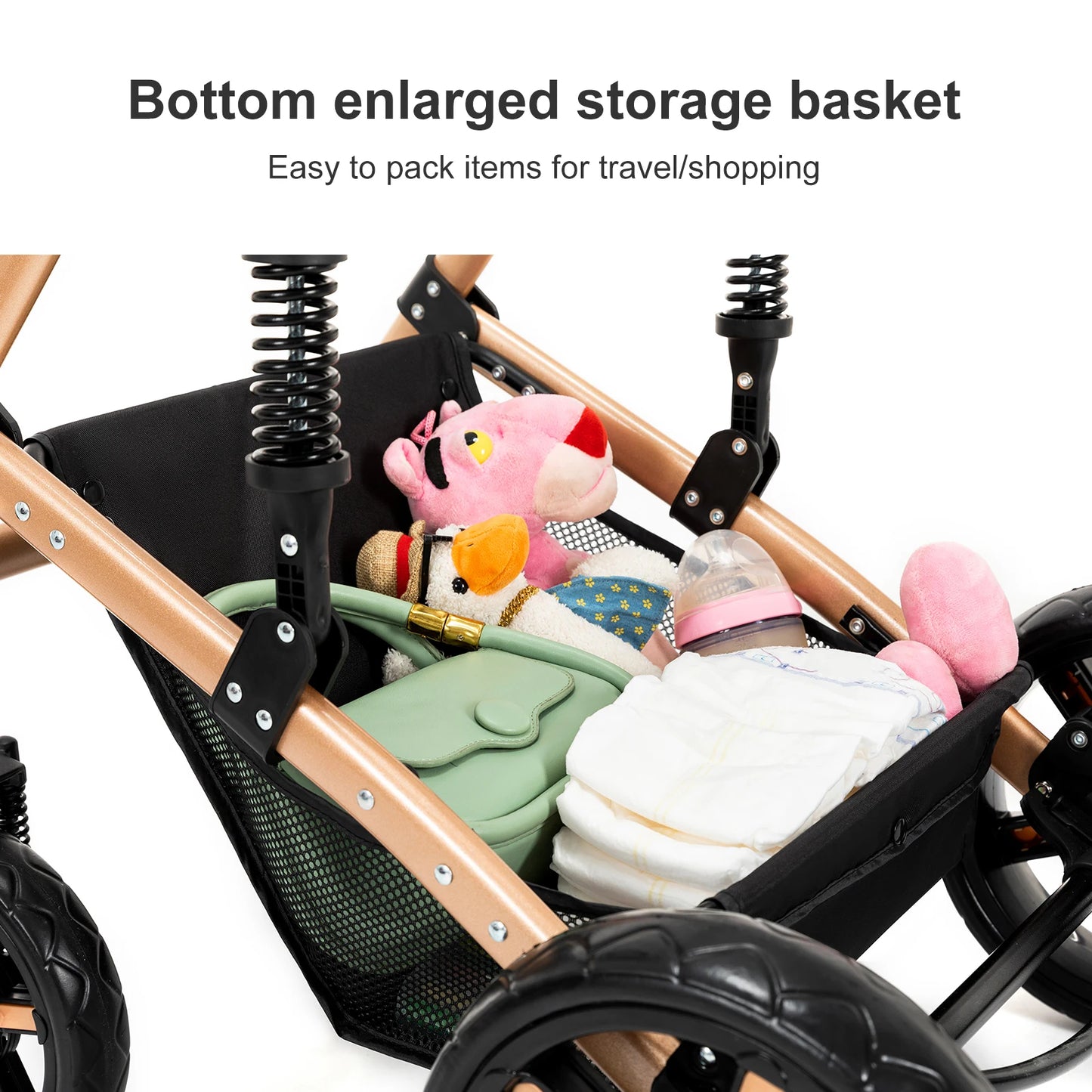 Lightweight Baby Stroller, Folding Cart , Child Safety Seat With ISOfix
