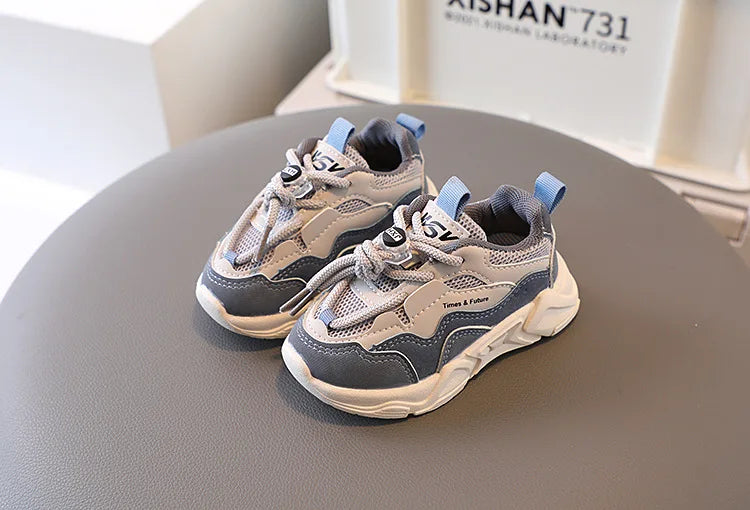 Children's Sport Shoes, Boys Outdoor Running Sneakers, Fashion Mesh Breathable Shoes