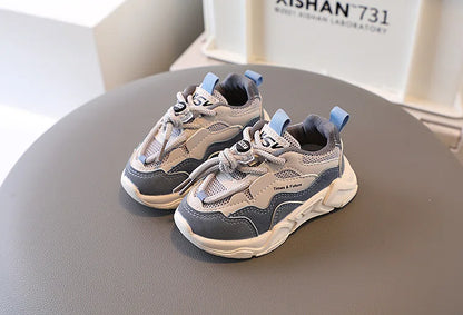 Children's Sport Shoes, Boys Outdoor Running Sneakers, Fashion Mesh Breathable Shoes