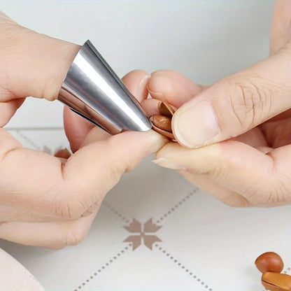 Stainless Steel Finger Protector: 1/4/12PCS for Pinching Edamame