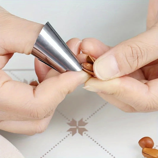 Stainless Steel Finger Protector: 1/4/12PCS for Pinching Edamame