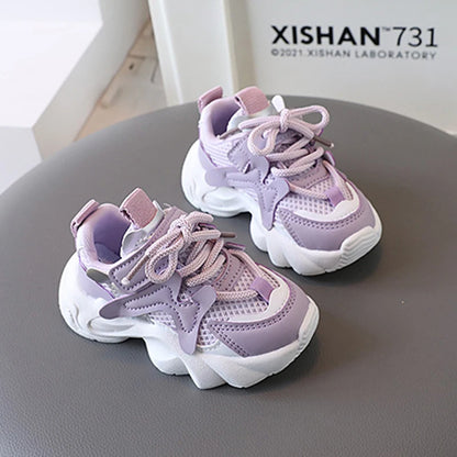 Mesh Breathable Children Sneakers, Baby Soft Bottom Shoes