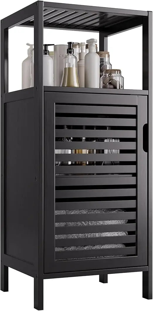 4-tier Bamboo Floor Cabinet